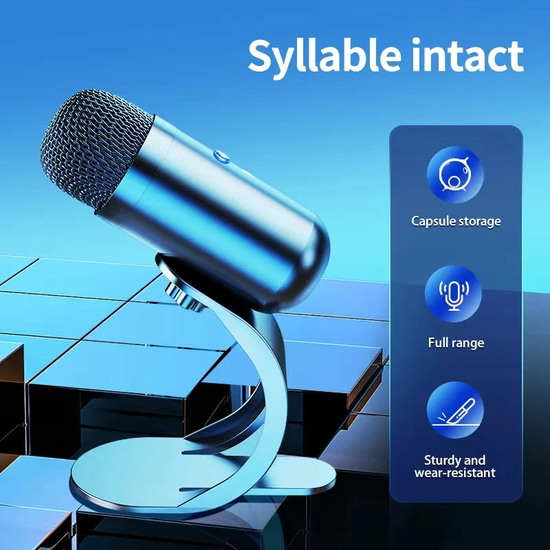 Professional Wired Condenser Conference Microphone Gooseneck Desktop High Voice Quality USB Microphone