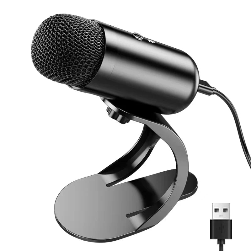 Professional Wired Condenser Conference Microphone Gooseneck Desktop High Voice Quality USB Microphone