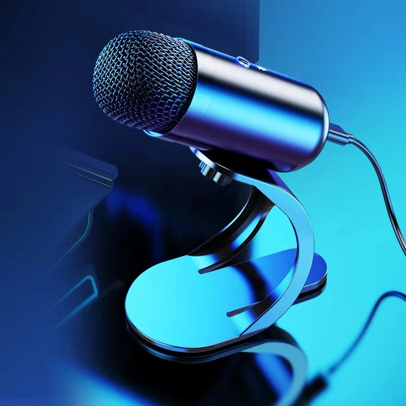 Professional Wired Condenser Conference Microphone Gooseneck Desktop High Voice Quality USB Microphone